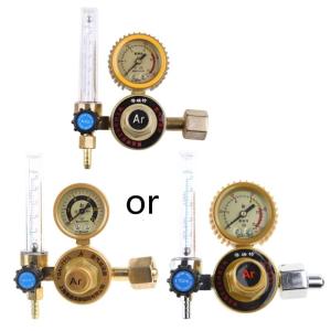 Argon CO2 áp lực giảm G5/8 "0-25mpa Tig Đồng hồ đo lưu lượng hàn đồng hồ bộ điều chỉnh chống sốc lưu lượng kế khí nhỏ gọn-