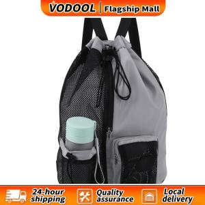 【Fast delivery】 Mens Drawstring Sports Backpack Thickened Mesh Basketball Bag for Training Equipment Stylish and Functional for Everyday Use