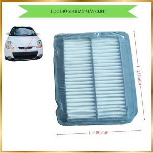 Lọc gió động cơ Matiz Chevrolet Spark 11-17 (4 máy) Matiz Spark 06-15 (3 máy)