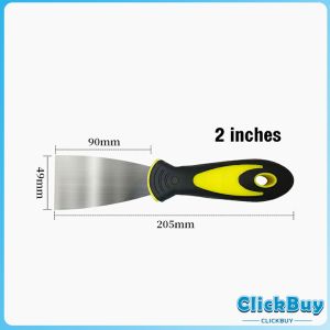 ClickBuy เกรียงโป้วสี สีด้ามยาง ทนต่อการใช้งาน Putty Knife