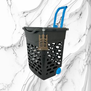 Uniglobal Big Laundry Basket With wheels Cover And Handle Laundry Basket Organizer Storage