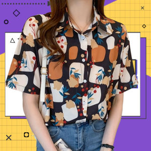 LH.Monday น่ารักไม่ไหว๊ เสื้อลายดอกไม้ สไตล์มินิมอลเหมาะกับสาวรักความเรียบง่าย ดูดีมี 3 สีนะจ๊ะ