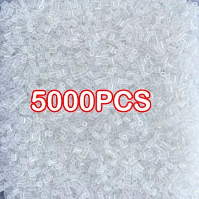 🔥HOT🔥 5000Pcs 2.6mm Fuse Beads Bulk Refill Kit - Black White Clear Colors for DIY Pixel Art Stress Relief Craft Projects