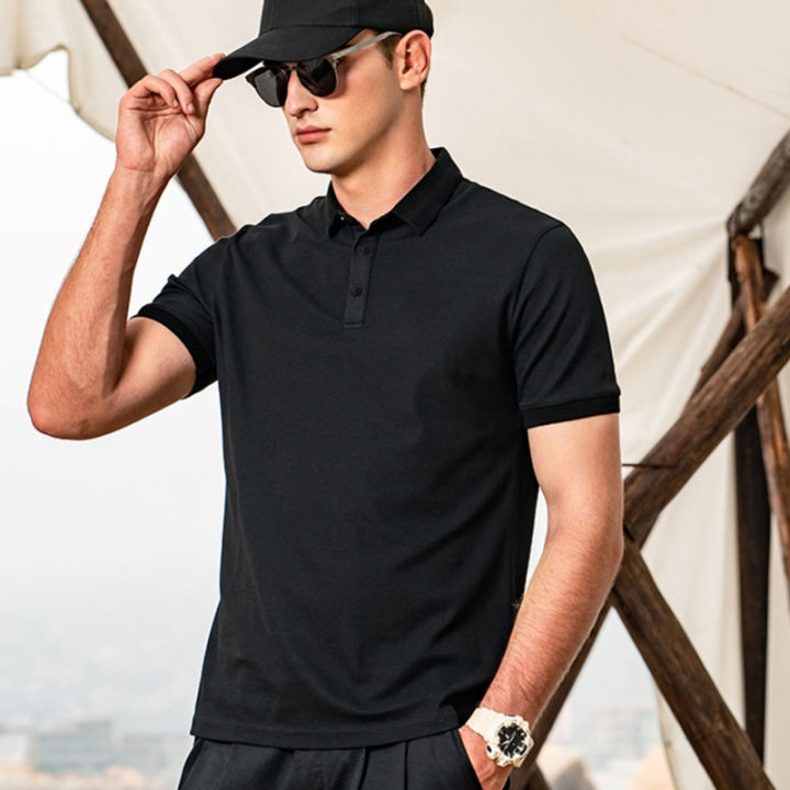 Black polo hotsell for men