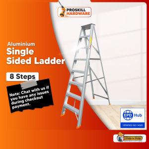 Aluminium Step Ladder Single Sided Ladder / StepByStep Tangga Rumah 单边家用梯子 8 Steps