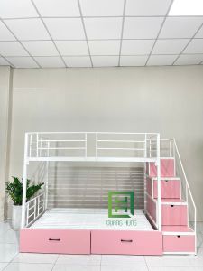 GIƯỜNG TẦNG SẮT CÓ HỘC KÉO – TIỆN LỢI GẤP ĐÔI CHO GIA ĐÌNH