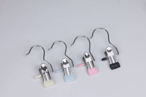 COD ที่หนีบผ้าสเตนเลส ถุงเท้า ผ้าเช็ดตัว หมวก คลิปเก็บเสื้อผ้า กันลื่น ประหยัดพื้นที่ G2869