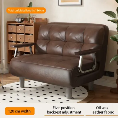 Foldable Sofa Bed | Single-Person Multifunctional Folding Sofa | Compact Living Room Balcony Sofa