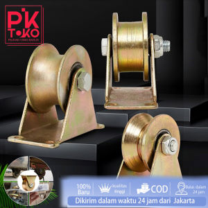 50mm Roda Pagar Model U & V Roda Pintu Pagar Besi Roda Besi Pagar Roda Rel Roda Gerbang Rel Pagar Roda Gerbang Geser