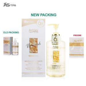 Ashley Shine ACID Hyaluronic+NIACINAMIDE Pure Serum Strong Whitening Moisturizing Skin 2*520ml