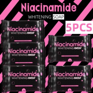 ORIGINAL 5 PCS PRESTIGE niacinamide black soap 10x whitening effect 75g