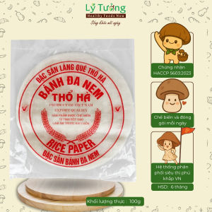Bánh Đa Nem Thổ Hà Lý Tưởng 100g (20 cái) Tinh Hoa Làng Nghề Đậm Đà Hương Vị