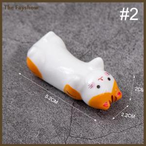 [The Fayshow] Cute Japanese Rich Cat Lucky Cat Groceries Crafts Kittens Chopstick Racks Household Trinkets Kittens