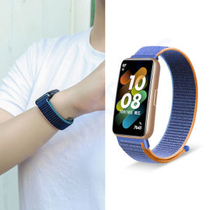 Strap Huawei Band 7 Nylon Quick Dry Lembut Magnet / Perekat Tali Jam 16mm Nilon Quick Release Hematacc