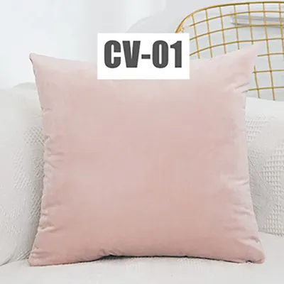 Cushion Cover Pillow Cover Solid Color Velvet 30x50cm 40x40cm 45x45cm 50x50cm 55X55cm