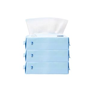 [Authentic|Local Stock] ITO Face Towel (Japan Import) 100% Cotton Tissue Disposable Facial Cleansing Tissue Makeup Remover Dry and Wet Use For Sensitive Skin and Baby(3*60 Sheets/Pack)