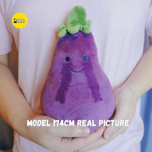Mr Eggplant Fruit Face Soft Stuffed Plushies Toys For Him Valentines Birthday For Her