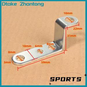 Dtake Motorcycle Front Wheel Crossbar 7-word Extension Led Spot Light Rearview Mirror Fixed Electric Headlight Modified Bracket