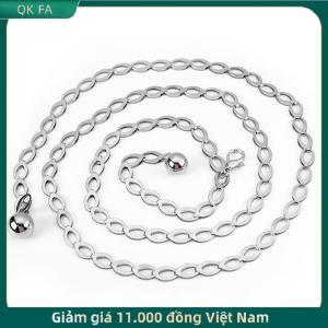 QK FA ✨ Phụ Nữ Thời Trang Thắt Lưng Sang Trọng Thiết Kế Vành Đai Retro Bạc Khắc Hollow out Chain Belt Cho Phụ Nữ Thanh Lịch Vòng Kim Loại Phụ Nữ Vành Đai