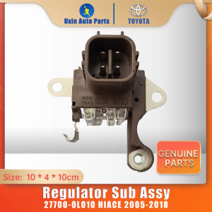 UXIN AUTO PARTS Regulator Sub Assy Auto Alternator Voltage Regulator 27700-0L010 fo Toyota Hiace 2005-2018 Automotive Voltage Stabilizer Car Alternator Voltage Generator Regulator
