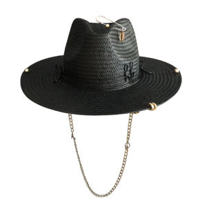 2025 Fashion RB Letter Cowboy Straw Hat Women and Men Summer Panama Jazz Hat Outdoor Holiday Beach Sun Hat Wholesale2026