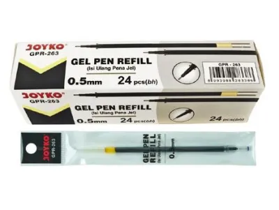Isi pulpen gel joyko GPR-263 0.5MM (24pcs) / Refill Joyko GPR 263
