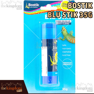 Bostik Blu Stik Blue Glue 35g Blister Stick Lem Kertas Perekat