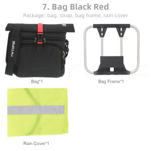 TWTOPSE Bicycle 3D Hard Shell O Bag For Brompton Folding Bike 3SIXTY PIKES Rain Cover Strip Fit Food Camera Dahon JAVA Basket