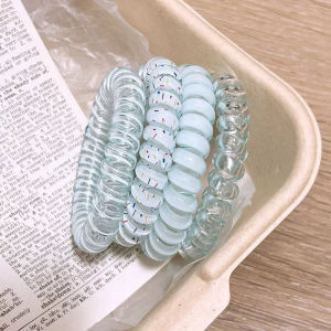 Set 4 dây buộc tóc Lò Xo KEXI Hàn Quốc mix màu pastel cột tóc xoắn không gây đau tóc co giãn tốt