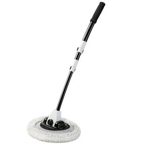 Car Wash Mop Retractable Curved Pole Car Wash Brush Car Wiper Window Cleaner Car Cleaning Tools