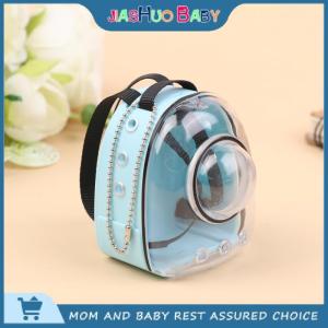JiaShuo Baby Toy Mini Doll Backpack Dollhouse Pet Cat Bag Model Dolls House Scene Decoration Micro Landscape Ornament Pretend Play Toys