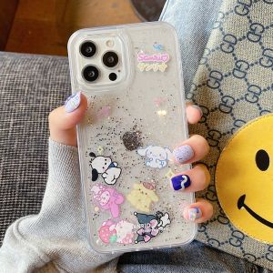 Cartoon Lovely Kuromi Magsafe Mobile Phone Case For iPhone 16 Pro Max 15 Pro Max 14 Pro Max Magnetic Phone Back Cover for iPhone 11 12 13 Pro Max Back Shell