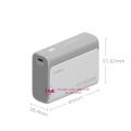 Sạc Dự Phòng Cuktech PB100 10000mAh 1C1A 30w PD3.0/PPS/QC3.0 QC  - Bảo Hành 18 Tháng. 