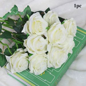 CRUSHES 5 Colors Simulated Rose Festival Supplies DIY Party Decoration Vintage Silk Rose Small Rose Home Decor