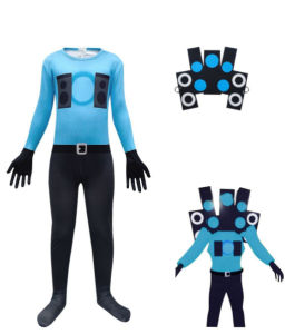 ToyStory HOT Skibidi Toilet Costume Audio Camera Man Bodysuit Speakerman Titan Model Cos Jumpsuit Kids Christmas Halloween Birthday Gift