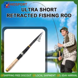 【HOSPORT】Telescopic Fishing Pole Portable Travel Fishing Rod Spinning Fishing Rod for River Lake Reservoir Ice Fishing and So On