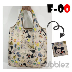 FOLDABLE RECYCLE BAG / SHOPPING BAG 00-49【MEDIUM SIZE】  TOTE / GROCERY / TRAVEL / WATERPROOF [SG SELLER]