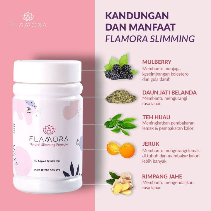 COD BEST PRODUCT FLAMORA SLIMMING CAPSUL PELANGSING TUBUH OBAT