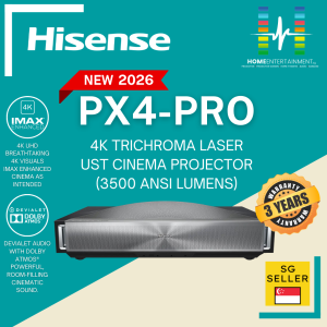 Hisense PX4 Pro TriChroma 4K Ultra Short Throw Laser Projector | 3 Years Warranty