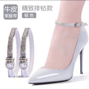 [Free Shipping] Shoe Lace Fasteners For Leather High Heels Anti-Slip Device Prevents Heels From Slipping Off No-Tie Shoe Laces Lazy PersonS Shoe Buckle Large Fixed Straps
