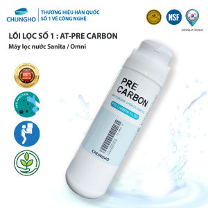 Lõi Lọc Nước Pre Carbon ChungHo AT-Series cho Máy Lọc Nước Sanita/Omni - Nhập Khẩu Hàn Quốc