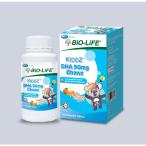 BIO-LIFE KIDDZ DHA 50MG CHEWZ 50S