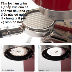 Tấm lưới lọc cà phê Espresso bằng thép không gỉ đường kính 58mm dày 1.7mm - Mã TL58