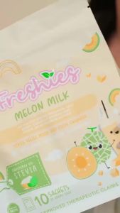 Freshies Melon Milk Collagen Drink 80000mg Bovine Collagen with Goji Berry Centella Asiatica Drink
