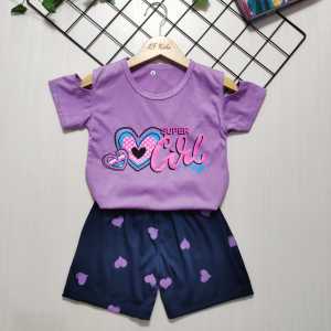 Setelan baju anak sabrina/setelan baju anak perempuan umur 1-4 tahun