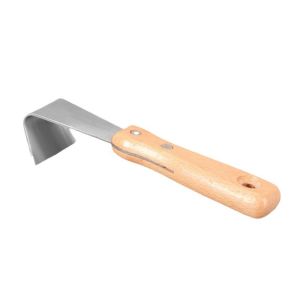 QUA Special Tree Bark Scraper Durable Multifunctional Tree Bark Removal Tool Bark Stripping Cutting Tool Wooden Handle Smooth Debarker Patio Lawn Yard