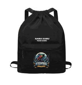 TAS SERUT MANCING GRATIS SABLON NAMA BAHAN CORDURA UKURAN T 40cm P 32cm L 12CM Tas Drawstring custome desain sendiri