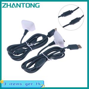 ZHANTONG สายชาร์จสำหรับ360 Xbox อุปกรณ์เสริมสายเชื่อมต่อมือจับคอนโทรลเลอร์ไร้สายยาว1.5เมตร