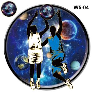 EHOME T292 Childrens room painting basketball football boy room bedside decoration self-adhesive painting wallpaper 25cmx25cm Room Decor Wall Sticker
