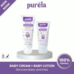 Purela Bundling  Soothing Baby Creme + Baby Lotion Skincare dr Shindy Perawatan Kulit Anak Cegah Iritasi Ruam